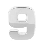 Maxbell 3D DIY Metallic Number 9 Alphabet Sticker Car Emblem DIY Figure Badge Decal - Aladdin Shoppers