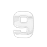 Maxbell 3D DIY Metallic Number 9 Alphabet Sticker Car Emblem DIY Figure Badge Decal - Aladdin Shoppers