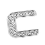 Maxbell Rhinestone Diamante DIY Letter C Alphabet 3D Car Badge Sticker Decal Emblem - Aladdin Shoppers