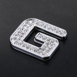 Maxbell Rhinestone Diamante DIY Letter G Alphabet 3D Car Badge Sticker Decal Emblem - Aladdin Shoppers