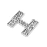 Maxbell Rhinestone Diamante DIY Letter H Alphabet 3D Car Badge Sticker Decal Emblem - Aladdin Shoppers