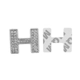 Maxbell Rhinestone Diamante DIY Letter H Alphabet 3D Car Badge Sticker Decal Emblem - Aladdin Shoppers