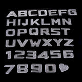 Maxbell Rhinestone Diamante DIY Letter I Alphabet 3D Car Badge Sticker Decal - Aladdin Shoppers
