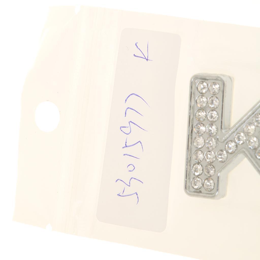 Maxbell Maxbell Rhinestone Diamante DIY Letter K Alphabet 3D Car Badge Sticker Decal Emblem