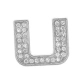 Maxbell Rhinestone Diamante DIY Letter U Alphabet 3D Car Badge Sticker Decal Emblem - Aladdin Shoppers