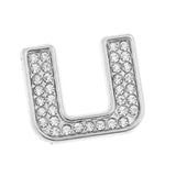 Maxbell Rhinestone Diamante DIY Letter U Alphabet 3D Car Badge Sticker Decal Emblem - Aladdin Shoppers