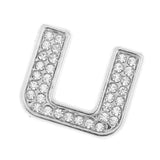 Maxbell Rhinestone Diamante DIY Letter U Alphabet 3D Car Badge Sticker Decal Emblem - Aladdin Shoppers
