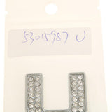 Maxbell Rhinestone Diamante DIY Letter U Alphabet 3D Car Badge Sticker Decal Emblem - Aladdin Shoppers