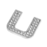 Maxbell Rhinestone Diamante DIY Letter U Alphabet 3D Car Badge Sticker Decal Emblem - Aladdin Shoppers
