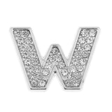 Maxbell Rhinestone Diamante DIY Letter W Alphabet 3D Car Badge Sticker Decal Emblem - Aladdin Shoppers
