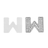 Maxbell Rhinestone Diamante DIY Letter W Alphabet 3D Car Badge Sticker Decal Emblem - Aladdin Shoppers
