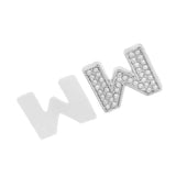 Maxbell Rhinestone Diamante DIY Letter W Alphabet 3D Car Badge Sticker Decal Emblem - Aladdin Shoppers