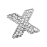 Maxbell Rhinestone Diamante DIY Letter X Alphabet 3D Car Badge Sticker Decal Emblem - Aladdin Shoppers