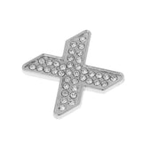 Maxbell Rhinestone Diamante DIY Letter X Alphabet 3D Car Badge Sticker Decal Emblem - Aladdin Shoppers