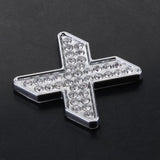 Maxbell Rhinestone Diamante DIY Letter X Alphabet 3D Car Badge Sticker Decal Emblem - Aladdin Shoppers