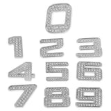 Maxbell Rhinestone Diamante DIY Number 2 Alphabet 3D Car Badge Sticker Decal Emblem - Aladdin Shoppers