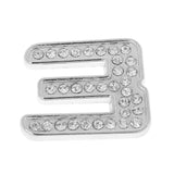 Maxbell Rhinestone Diamante DIY Number 3 Alphabet 3D Car Badge Sticker Decal Emblem - Aladdin Shoppers