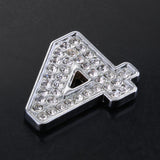 Maxbell Rhinestone Diamante DIY Number 4 Alphabet 3D Car Badge Sticker Decal Emblem - Aladdin Shoppers
