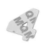 Maxbell Rhinestone Diamante DIY Number 4 Alphabet 3D Car Badge Sticker Decal Emblem - Aladdin Shoppers