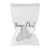 Maxbell Rhinestone Diamante DIY Number 4 Alphabet 3D Car Badge Sticker Decal Emblem - Aladdin Shoppers