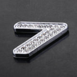 Maxbell Rhinestone Diamante DIY Number 7 Alphabet 3D Car Badge Sticker Decal Emblem - Aladdin Shoppers