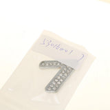 Maxbell Rhinestone Diamante DIY Number 7 Alphabet 3D Car Badge Sticker Decal Emblem - Aladdin Shoppers