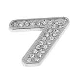 Maxbell Rhinestone Diamante DIY Number 7 Alphabet 3D Car Badge Sticker Decal Emblem - Aladdin Shoppers