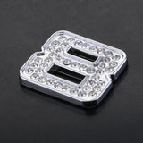 Maxbell Rhinestone Diamante DIY Number 8 Alphabet 3D Car Badge Sticker Decal Emblem - Aladdin Shoppers