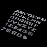 Maxbell Rhinestone Diamante DIY Number 8 Alphabet 3D Car Badge Sticker Decal Emblem - Aladdin Shoppers