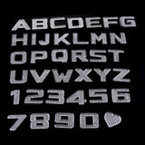 Maxbell Rhinestone Diamante DIY Number 8 Alphabet 3D Car Badge Sticker Decal Emblem - Aladdin Shoppers