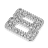 Maxbell Rhinestone Diamante DIY Number 8 Alphabet 3D Car Badge Sticker Decal Emblem - Aladdin Shoppers