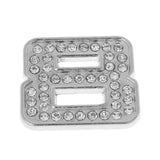 Maxbell Rhinestone Diamante DIY Number 8 Alphabet 3D Car Badge Sticker Decal Emblem - Aladdin Shoppers