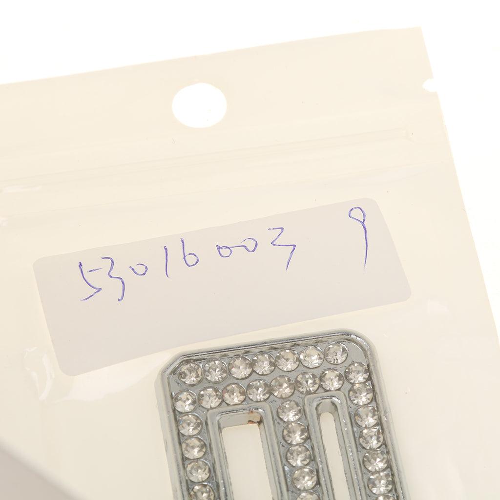 Maxbell Maxbell Rhinestone Diamante DIY Number 9 Alphabet 3D Car Badge Sticker Decal Emblem