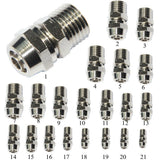 Maxbell 1/8'' 6mm Quick Release Compressor Coupler Connector Air Line Hose Adapter - Aladdin Shoppers