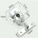 Hardware Roller Catch Set Cabinet Door Spring Loaded Stopper Latch