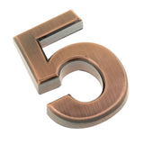 Maxbell 2pcs Copper Plastic Self-Adhesive Sticky Home Hotel Office Door Number Sign