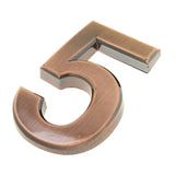 Maxbell 2pcs Copper Plastic Self-Adhesive Sticky Home Hotel Office Door Number Sign
