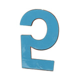 Maxbell 2pcs Copper Plastic Self-Adhesive Sticky Home Hotel Office Door Number Sign