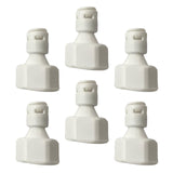 Maxbell 6Pieces Tube Ball Valve Quick Connect Fitting 1/4-Inch Push in to 1/2-Inch Thread Connector Valve Start RO Water System - Aladdin Shoppers