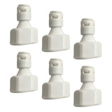 Maxbell 6Pieces Tube Ball Valve Quick Connect Fitting 1/4-Inch Push in to 1/2-Inch Thread Connector Valve Start RO Water System - Aladdin Shoppers