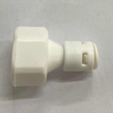 Maxbell 6Pieces Tube Ball Valve Quick Connect Fitting 1/4-Inch Push in to 1/2-Inch Thread Connector Valve Start RO Water System - Aladdin Shoppers