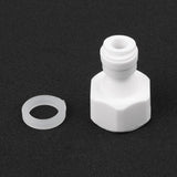 Maxbell 6Pieces Tube Ball Valve Quick Connect Fitting 1/4-Inch Push in to 1/2-Inch Thread Connector Valve Start RO Water System - Aladdin Shoppers