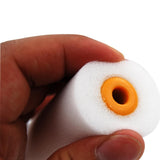 Maxbell 10Pieces Paint Foam Sponge Rollers Decorators Brush + 1Piece Iron Handle - Aladdin Shoppers