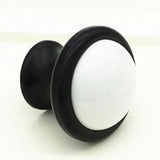 Maxbell Modern Ceramic Single Hole Cabinet Handle Knob Kitchen Cupboard Drawer Pull