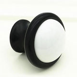 Maxbell Maxbell Modern Ceramic Single Hole Cabinet Handle Knob Kitchen Cupboard Drawer Pull