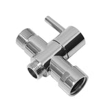 G7/8" G1/2" Brass 3-Way Shower Head Diverter Valve Tap T-Adapter Splitter