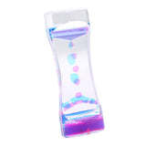 Maxbell Maxbell Floating Color Mix Oil Liquid Bubbler Motion Timer Hour Glass Blue Purple