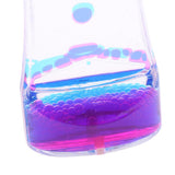 Maxbell Maxbell Floating Color Mix Oil Liquid Bubbler Motion Timer Hour Glass Blue Purple