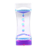 Maxbell Maxbell Floating Color Mix Oil Liquid Bubbler Motion Timer Hour Glass Blue Purple