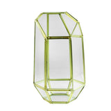 Maxbell Maxbell Geometric Glass Flower Pot Terrarium Container Tealight Candle Holder #4